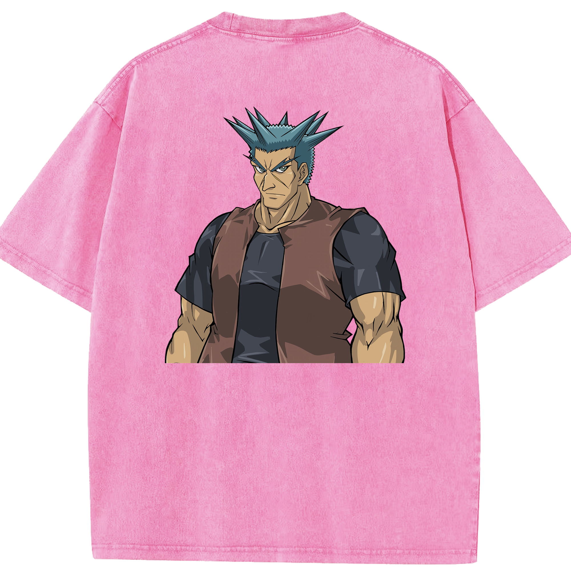 （画像用） 遊☆戯☆王 Yu-Gi-Oh! 綿100% ヴィンテージ風 半袖Tシャツ（背面プリント）